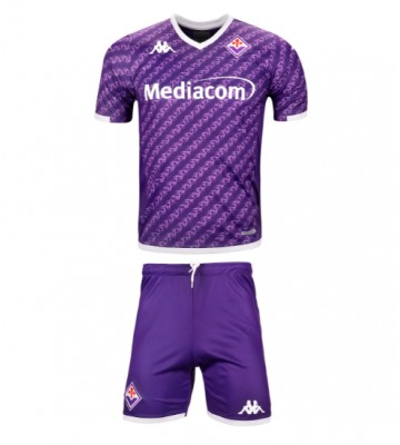 Fiorentina Primera Equipación Niños 2023-24 Manga Corta (+ Pantalones cortos)